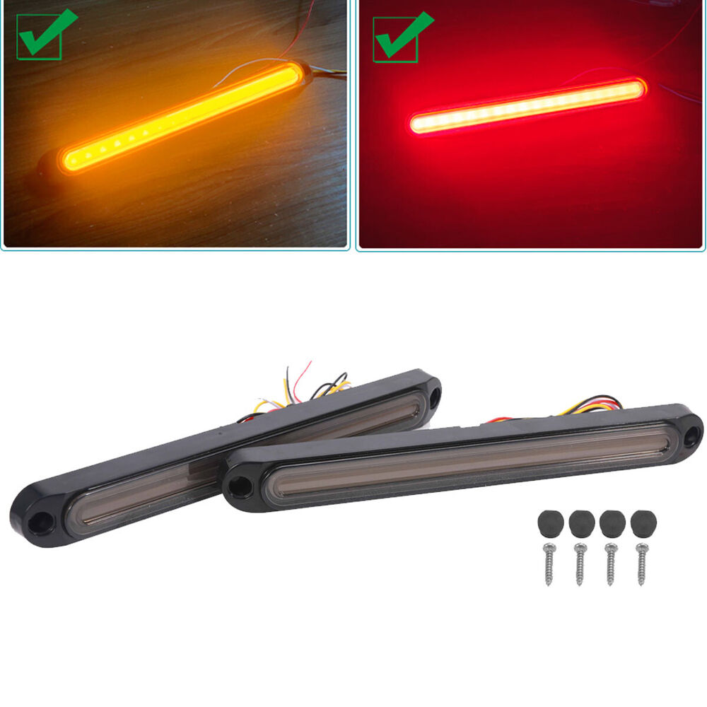 3 in 1 LED Tail Trailer Light Truck Flowing Turn Signal Rear Stop Brake lamp