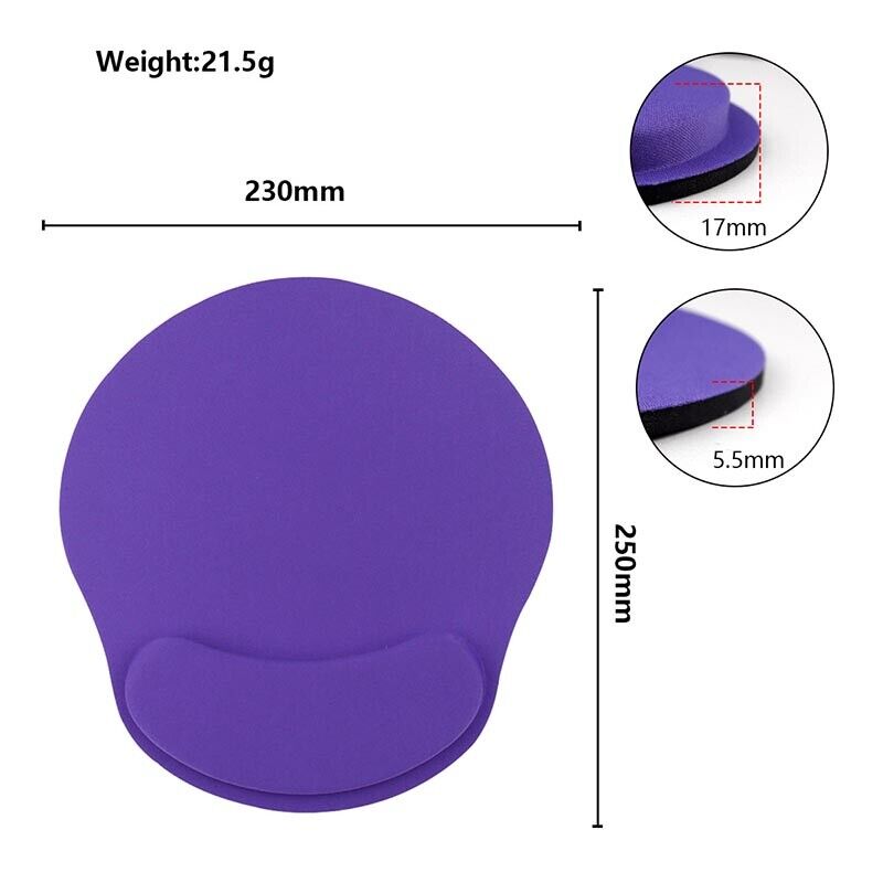 Non-Slip Ergonomic Comfort Mouse Pad Mice Mat Wrist Rest Support For Laptop PC