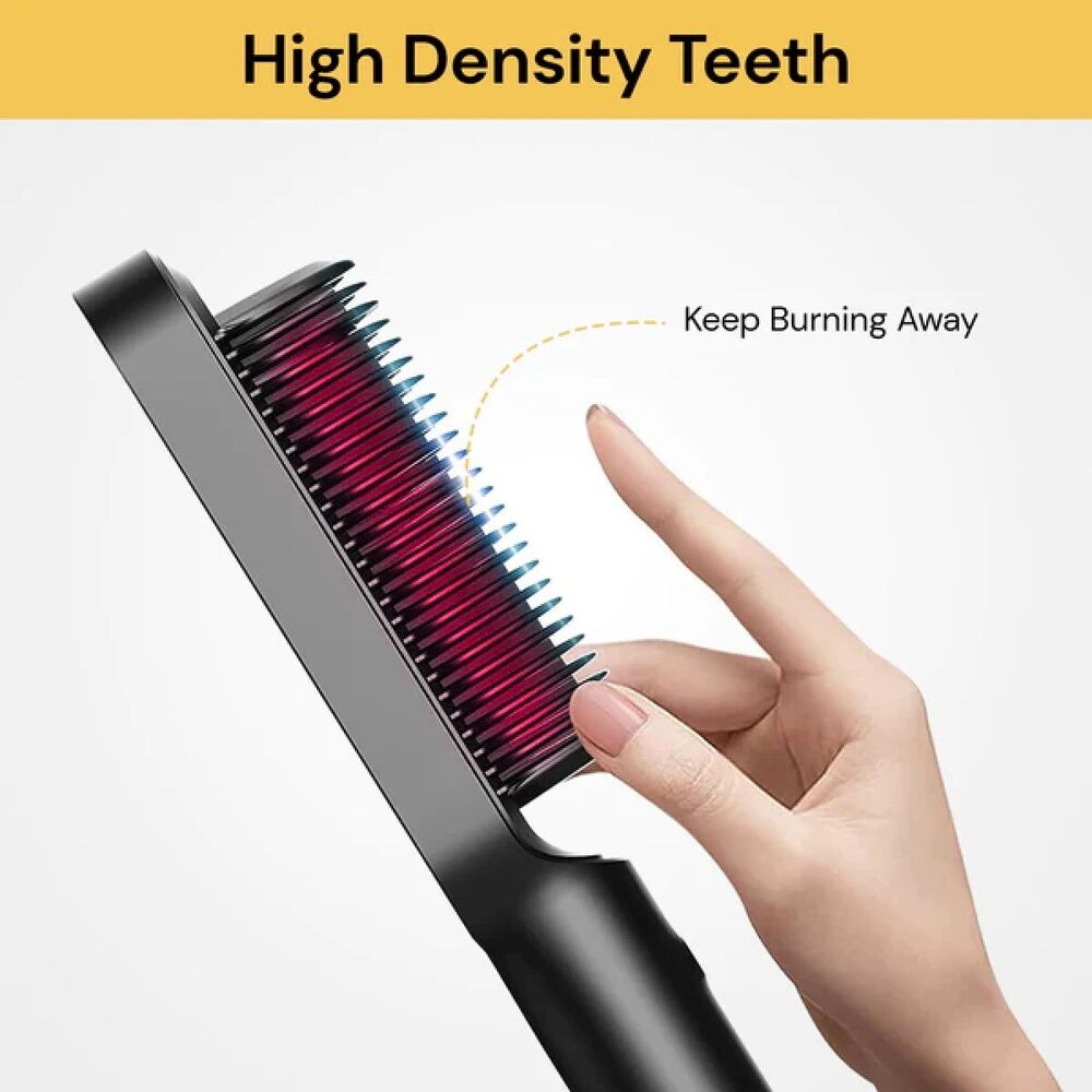 Hair Straightener Brush Negative Ion Electric Curler Lazy Comb Hot Flat Artifact