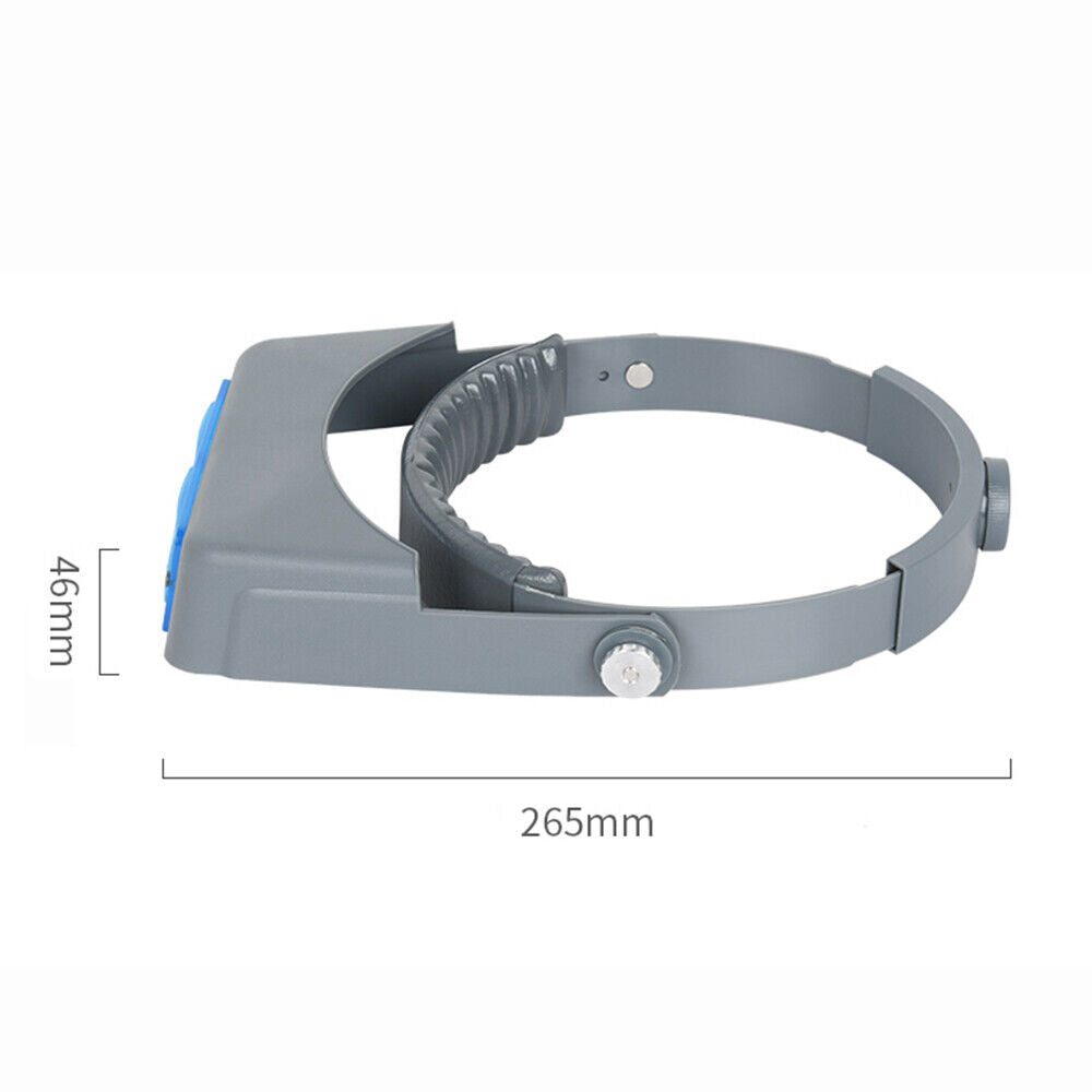 1.5X 2X 2.5X 3.5X Optivisor Headband Magnifier Head Magnifying Glass 4 Lens