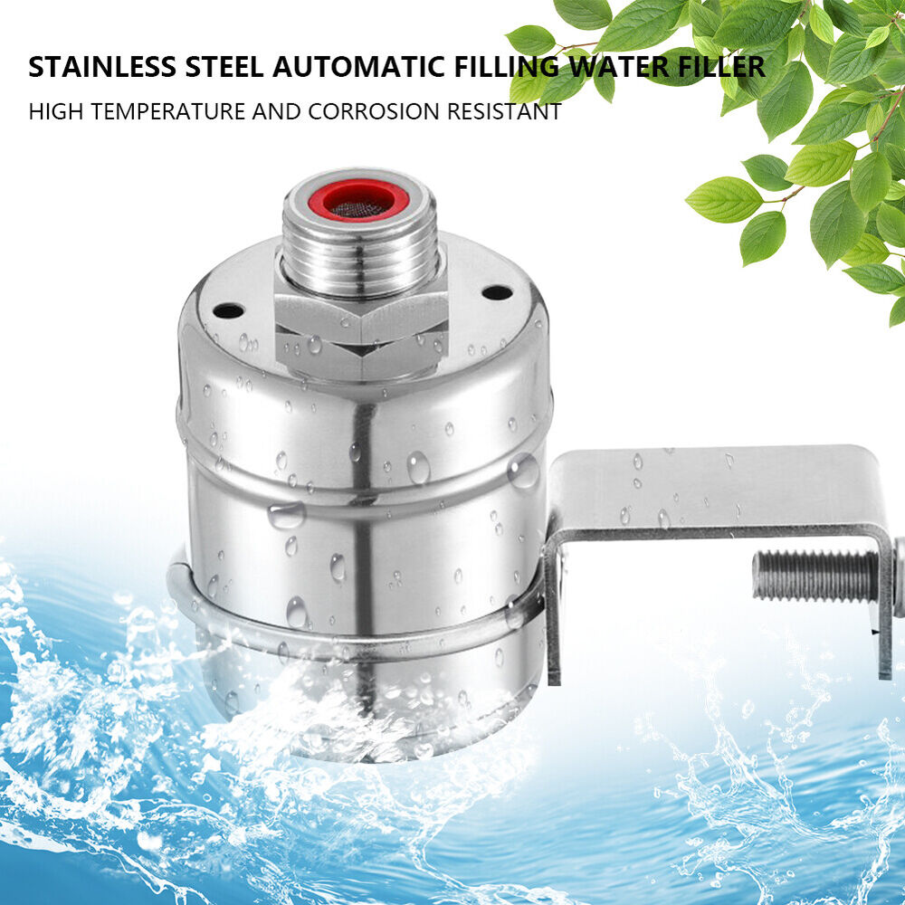 304 Stainless Steel Filling Valve Fully Automatic 1/2 Inch Mini for Water Tanks