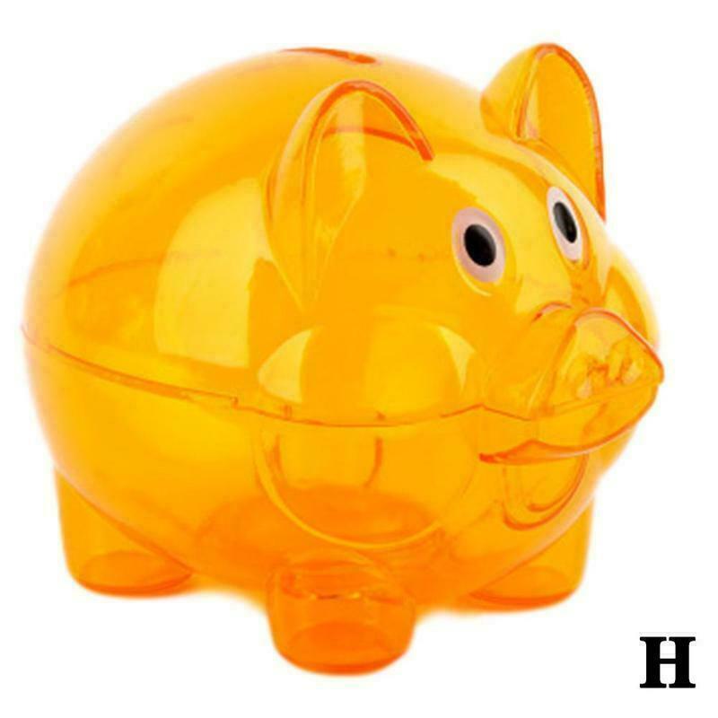 Piggy Bank Money Box Saving Cash Fun Gift Plastic quality high Pig Y0C1