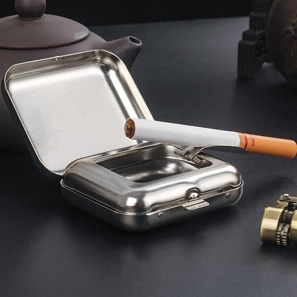 With Lids Pocket Portable Smoking Accessories Ashtray Smoke Holder Ash Tray