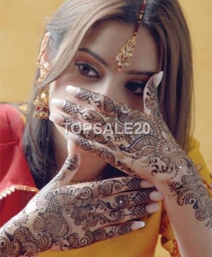 Natural Herbal Heena Mehndi Cones Temporary Tattoo Kit Body Henna Mehandi