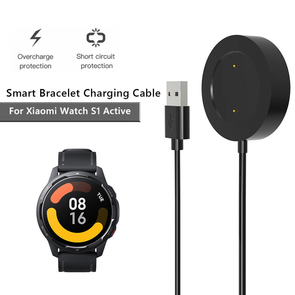 Watch Charging Cable Cradle Accessories for Watch S1 Active (Black)