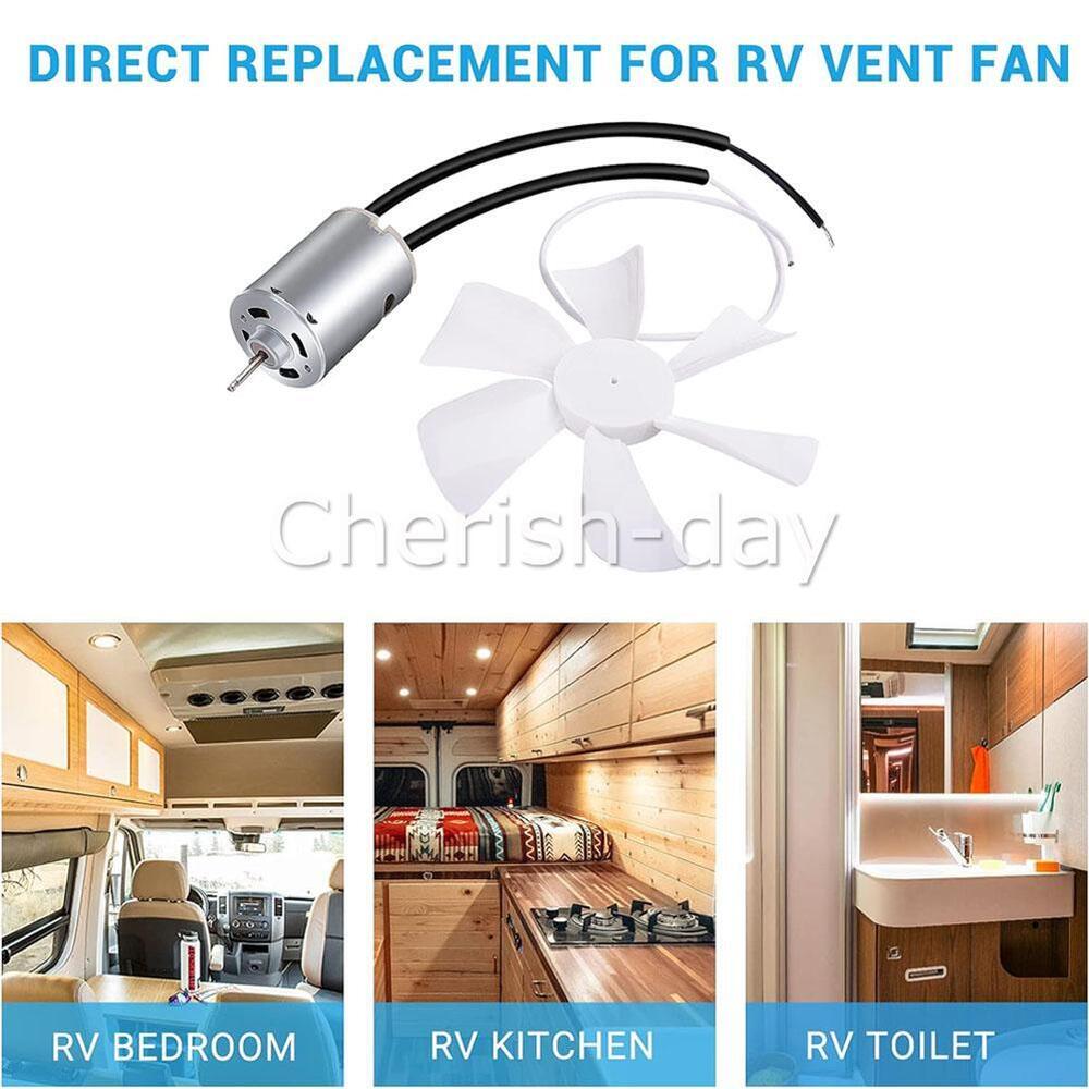 6 inch RV Vent Fan 12V D-Shaft RV Fan Motor For RV Exhaust Replacement Parts