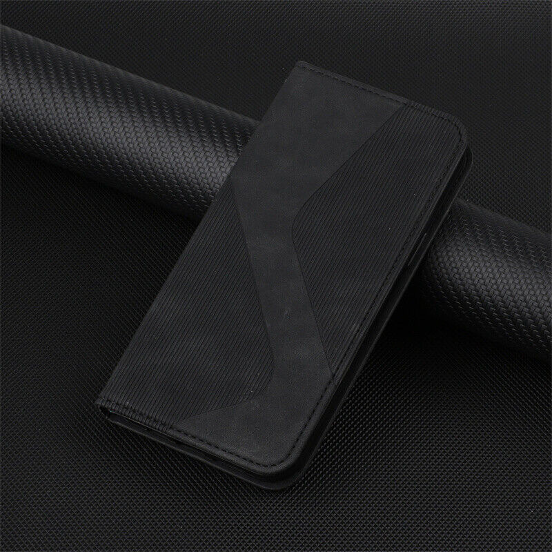 Matte Book Wallet Leather Flip Cover Case For iPhone 15 14 13 12 11 XR 7 8 Plus