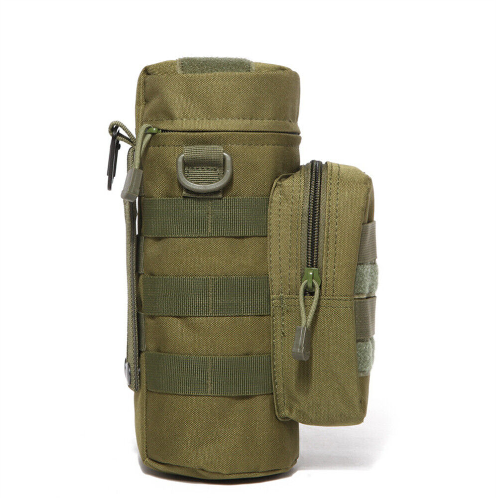 Kettle Bag Tactical Molle Water Bottle Holder Pouch Outdoor Adjustable KettleBag