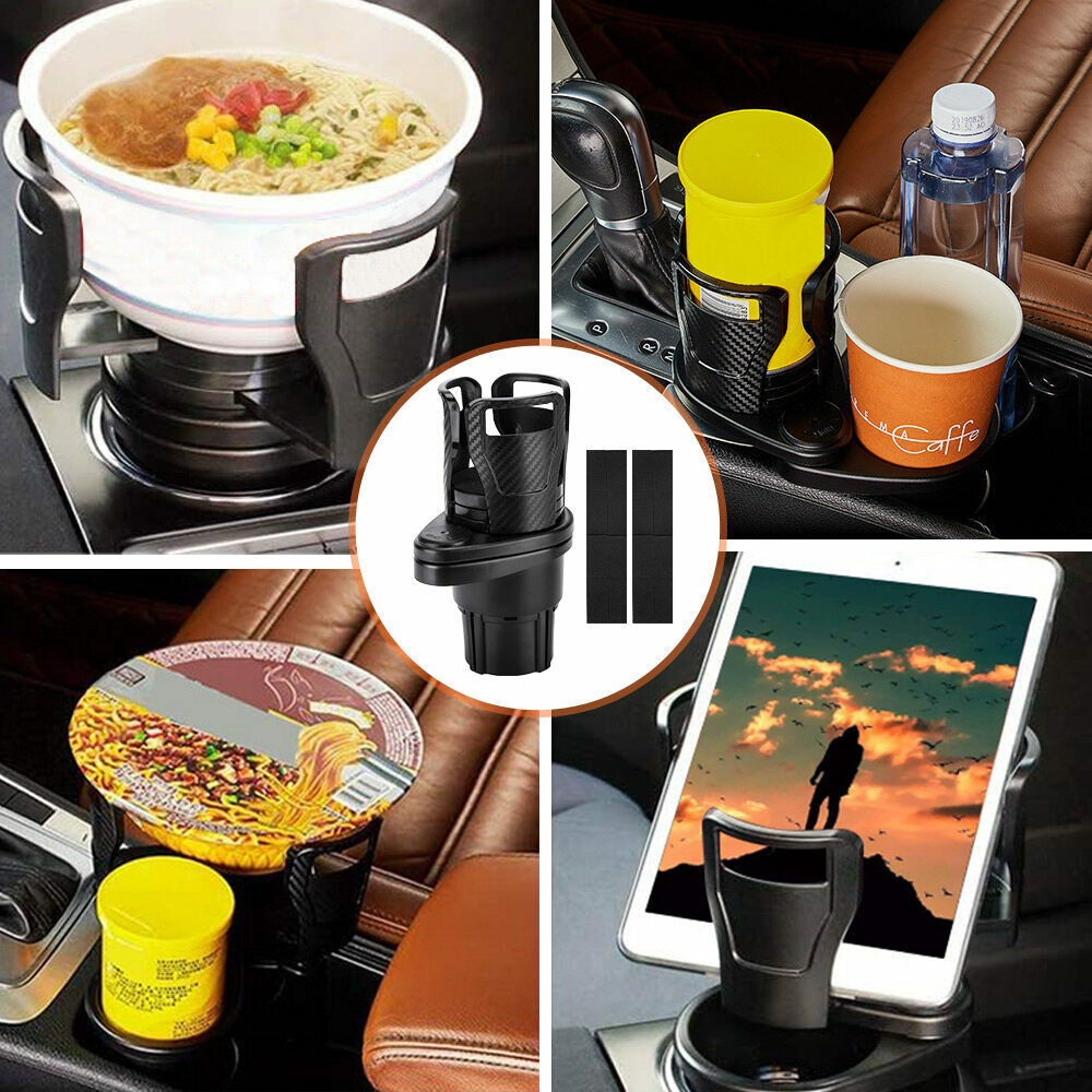 Multifunction Adjustable SUV Car Seat Cup Holder Drink Water Bottles Rack Storag