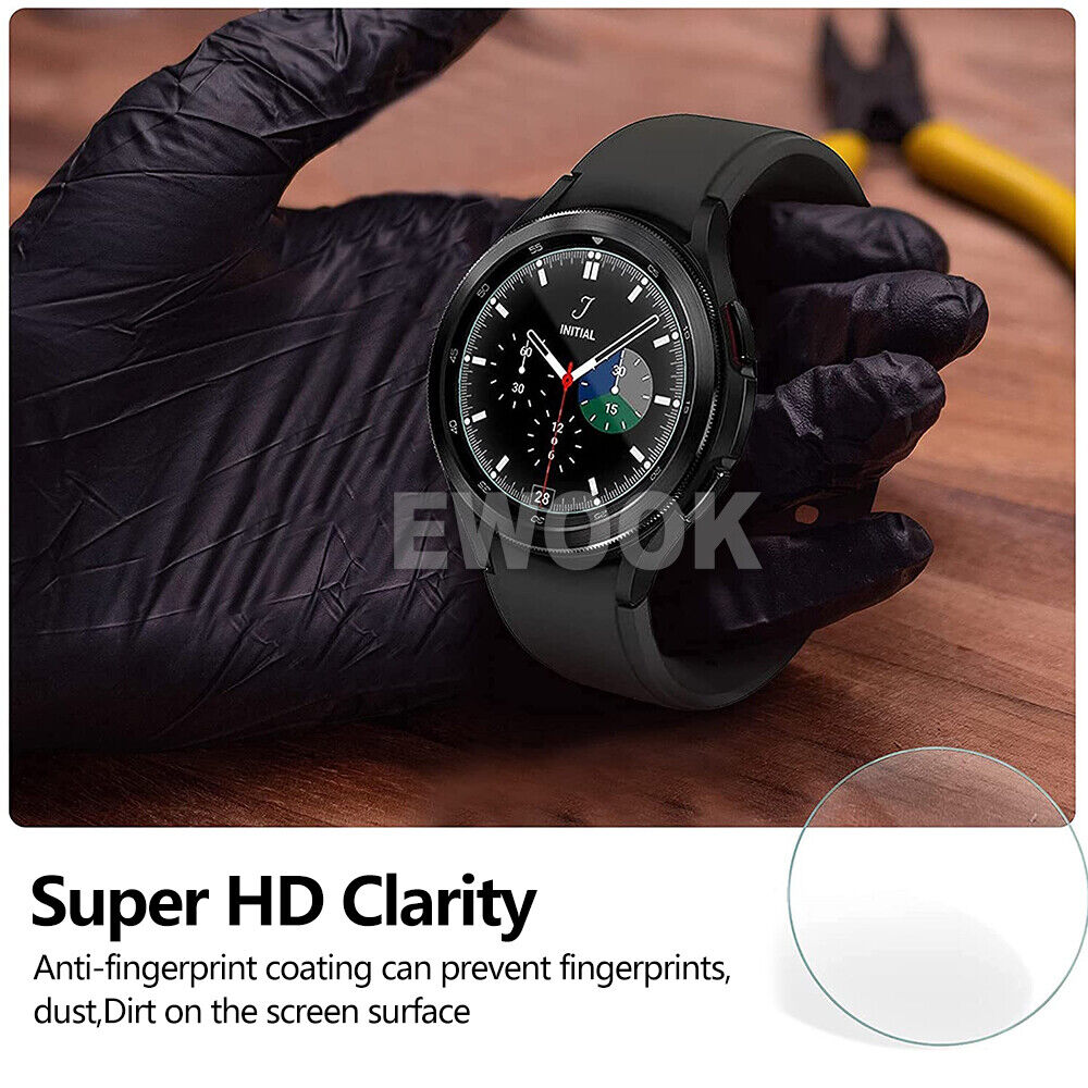 For Samsung Galaxy Watch 6 5 Pro 40/44/45mm Tempered Glass Screen Protector