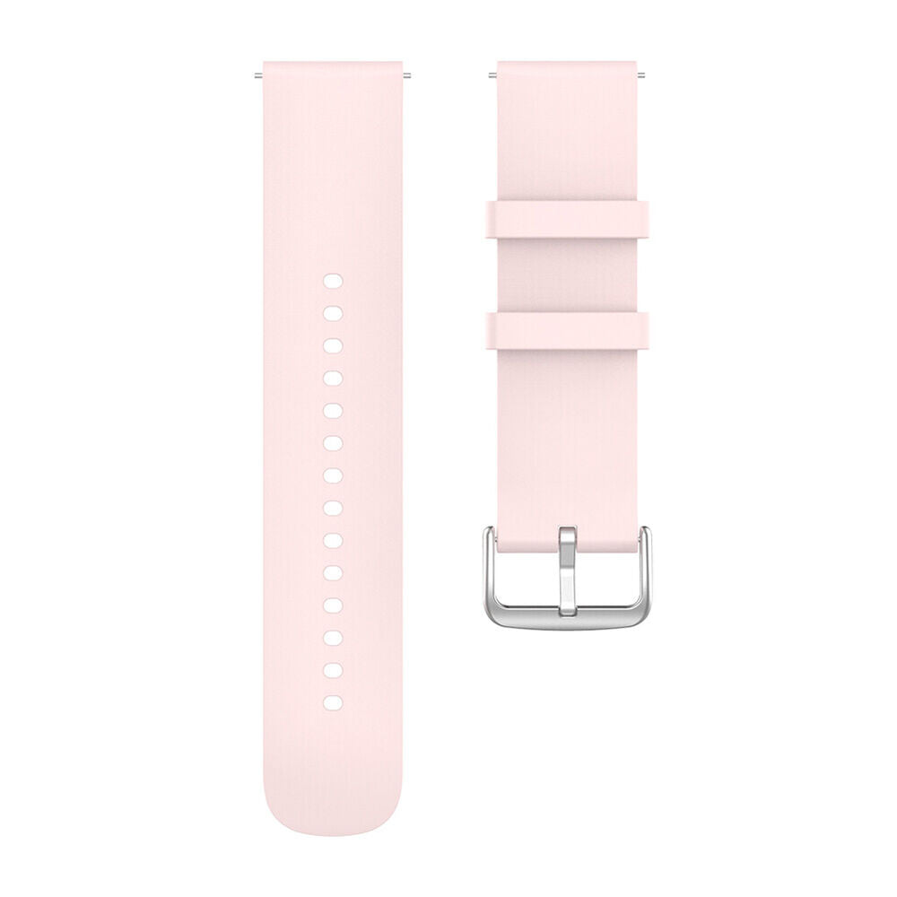 Silicone Strap for Galaxy Watch 4 Classic Band Bracelet (Light Pink