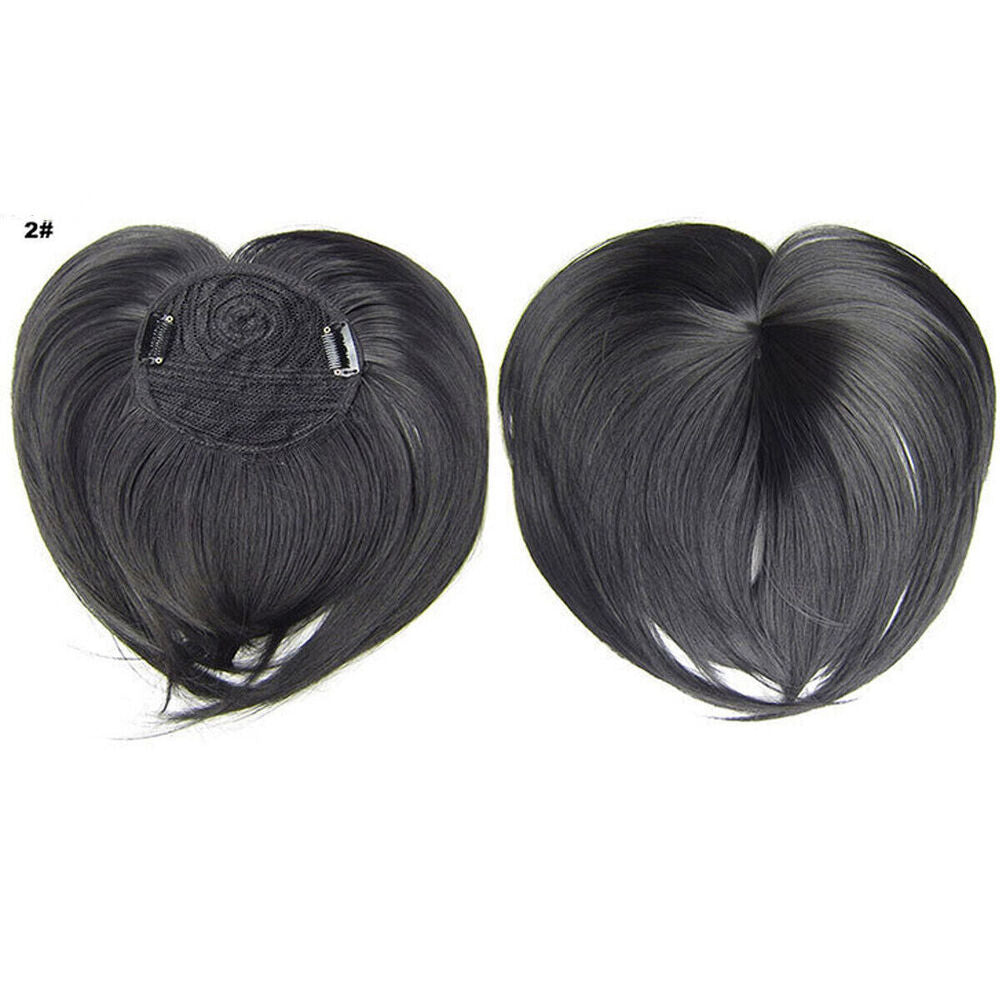 Hair Toupee Topper Piece Thin Clip in Top Short Staright Hairpiece For Women