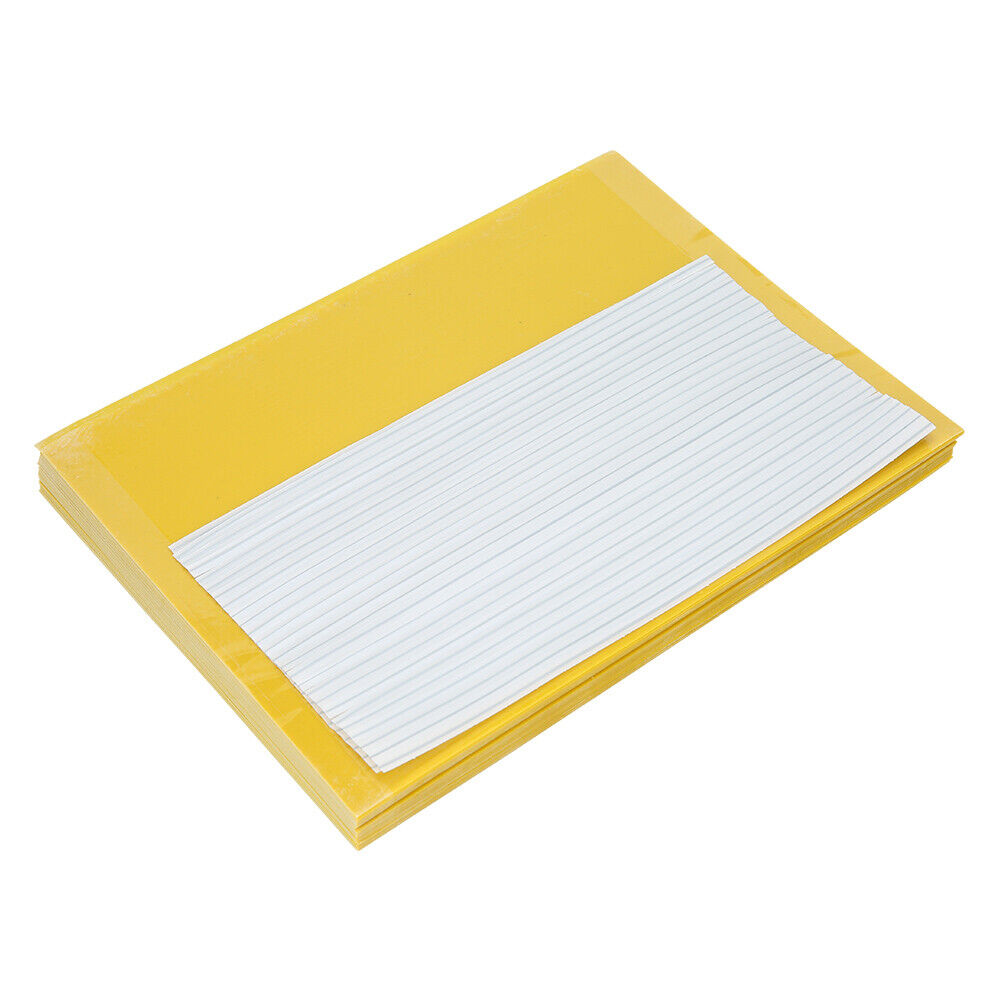 50x Yellow Sticky Traps Flies Trap Insect Trap Sticky Paper Fruit Fly Trap