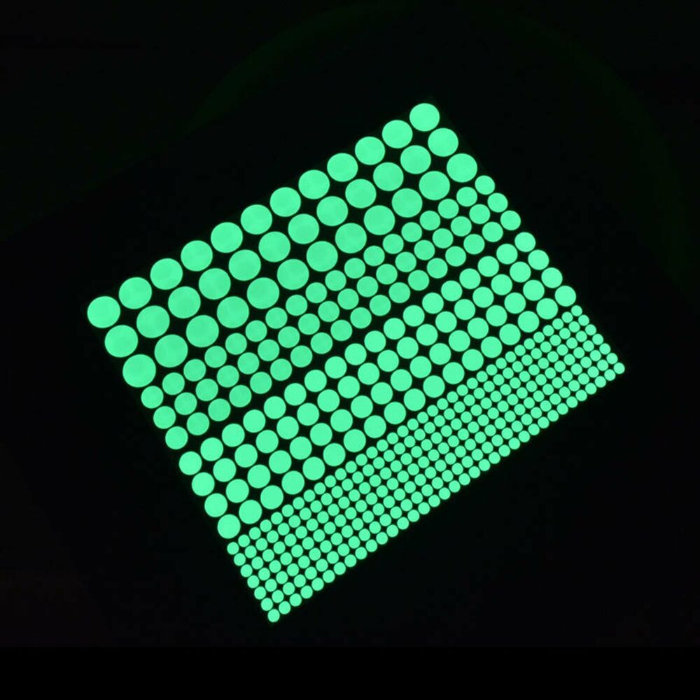 407pcs Dot Luminous Star Wall Stickers Home Room Decor Glow In The Dark Decal