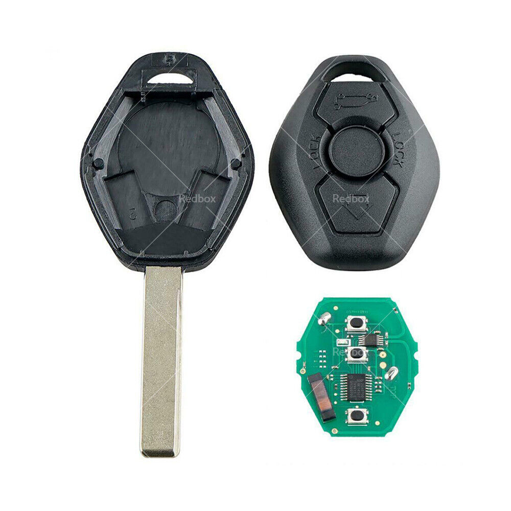 For BMW 3 5 Series X3 X5 Remote Car Key w/ Chip ID46-7953 CAS2 3 Buttons 315MHz