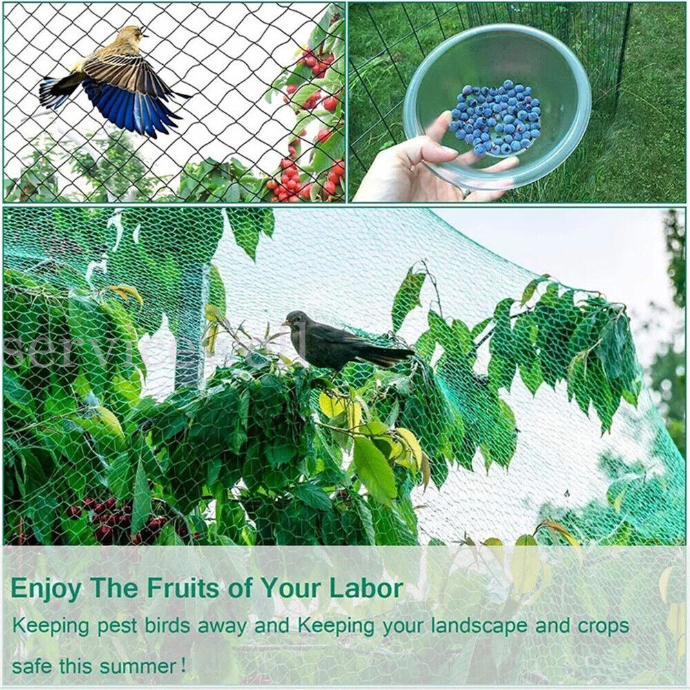 3pcs x Anti Bird Netting Garden Commercial Fruit Tree Pond Protect Cover