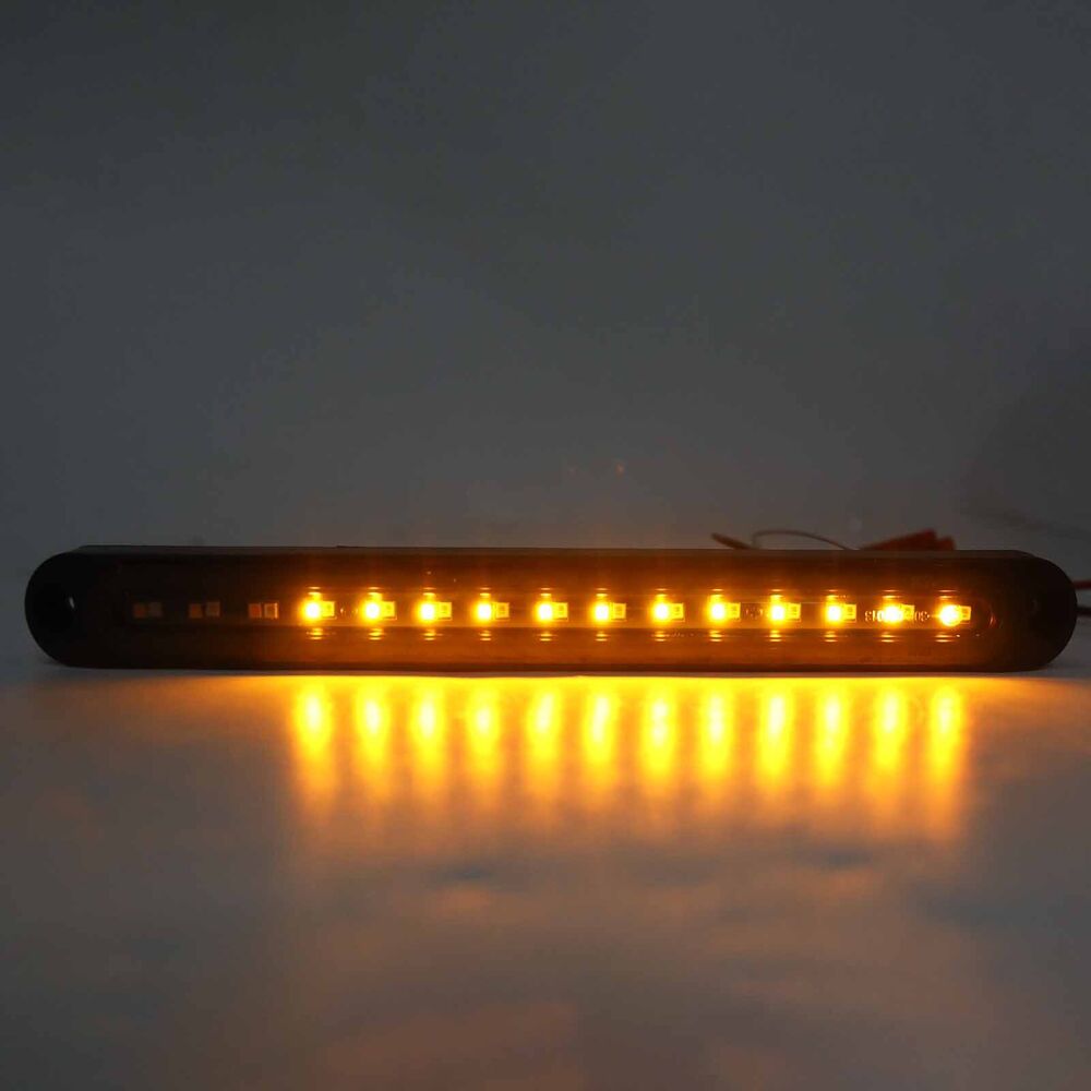 3 in 1 LED Tail Lights UTE Stop Brake Indicator Reverse Lamp Slim Trailer Truck