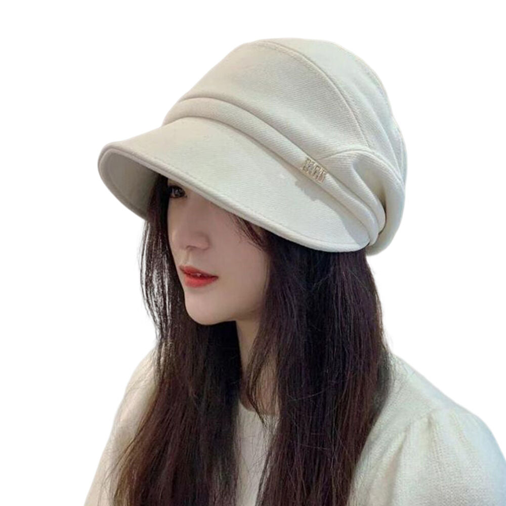 Women Visor Beret Hats Wind and Dust Proof Cotton Hat for Outdoor Fishing