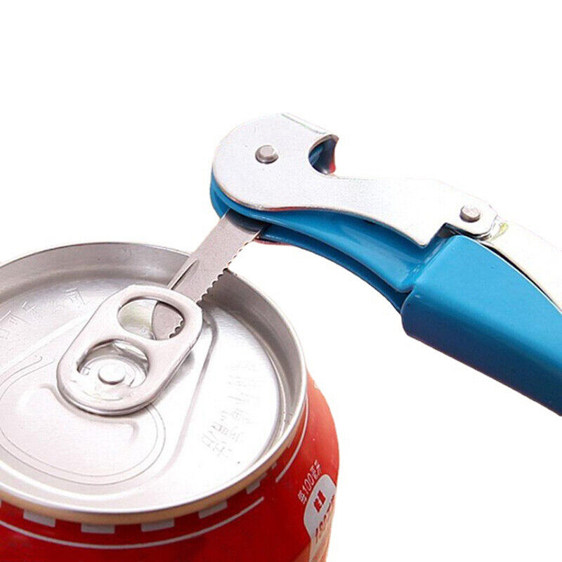 Multi-Functional 2 in 1 Bottle Opener Stainless Steel Bar Table Bottle Open