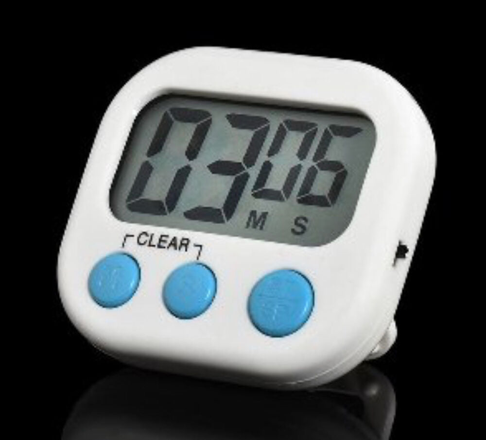 LARGE DIGITAL CLOCK COUNT DOWN TIMER MAGNETIC STICK COOK ALARM KITCHEN SPORT LCD