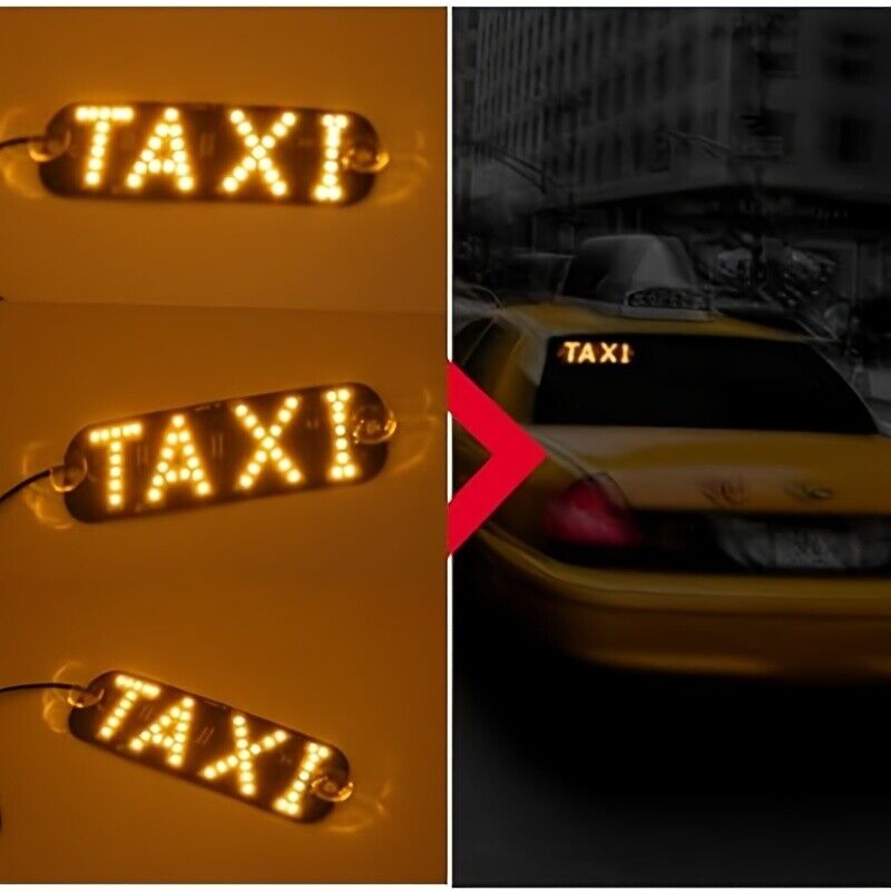 LED Lighting Sign USB Plug LED Light Signs For Car Windshield Taxi Sign Light