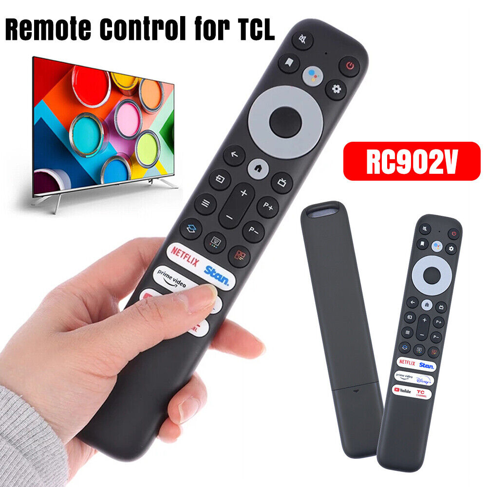 2x Remote Control Replacement for TCL RC902V FAR1 models 85P735, 75P735, 65P735