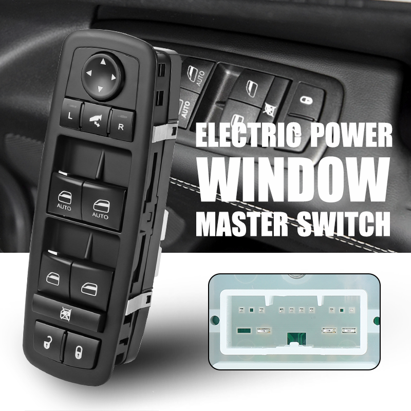 Right Hand Master Power Window Switch For Jeep Grand Cherokee 2014-15 68184803AA