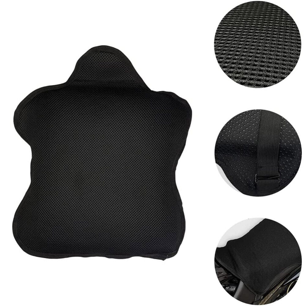 Universal Motorcycle Comfort Gel Seat Cushion Air Motorbike Pillow Pad Cover