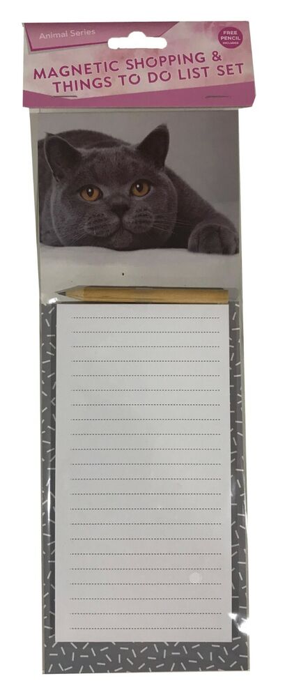 Magnetic Grocery Shopping List & To Do List Notes Notepad 40 Sheets with pencil