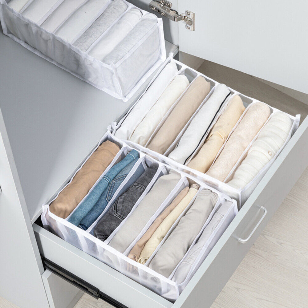 Folding Drawer Organizer Clothes Box T-shirt Leggings Jeans Closet/Storage Box