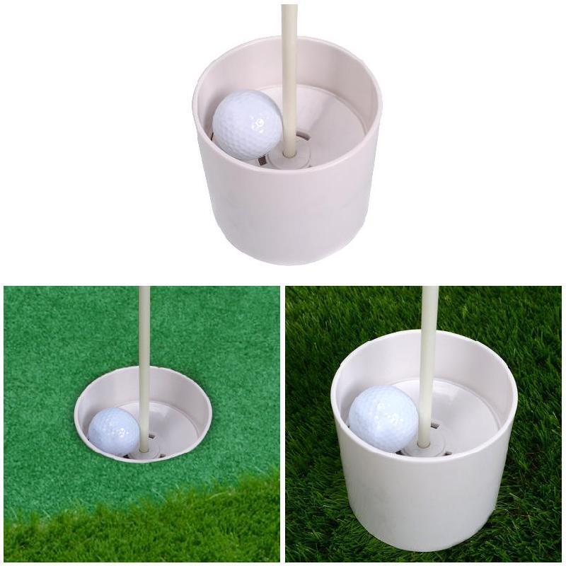 2X Plastic Practice Golf Cup Putting Green Cup Golf Green Hole Cup Golf Training