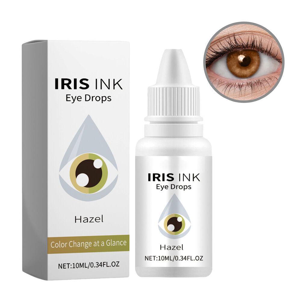 IrisInks Eye Drops IrisInk Color Changing Eye Drops, Change Eye Color Brighten