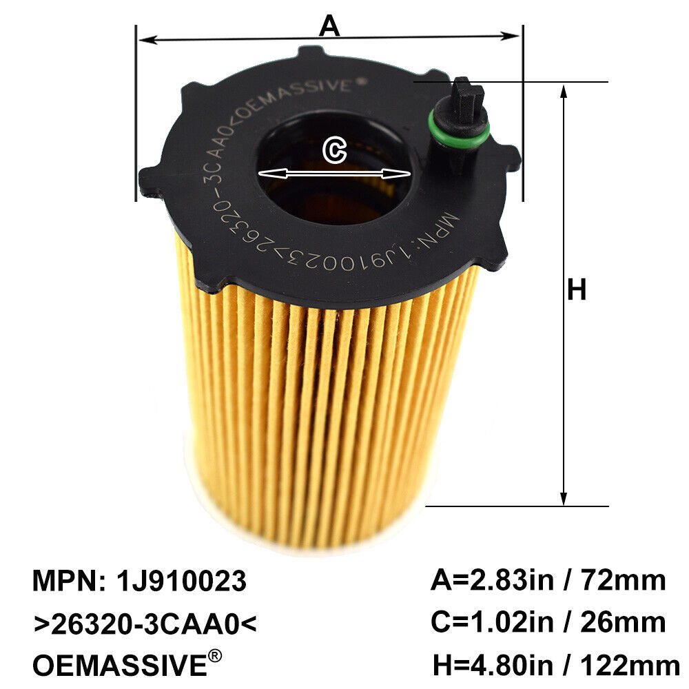 Oil Filter#26320-3CAA0 For Hyundai Santa Fe Kia Cadenza Sedona Sorento 3.3L 3.5L