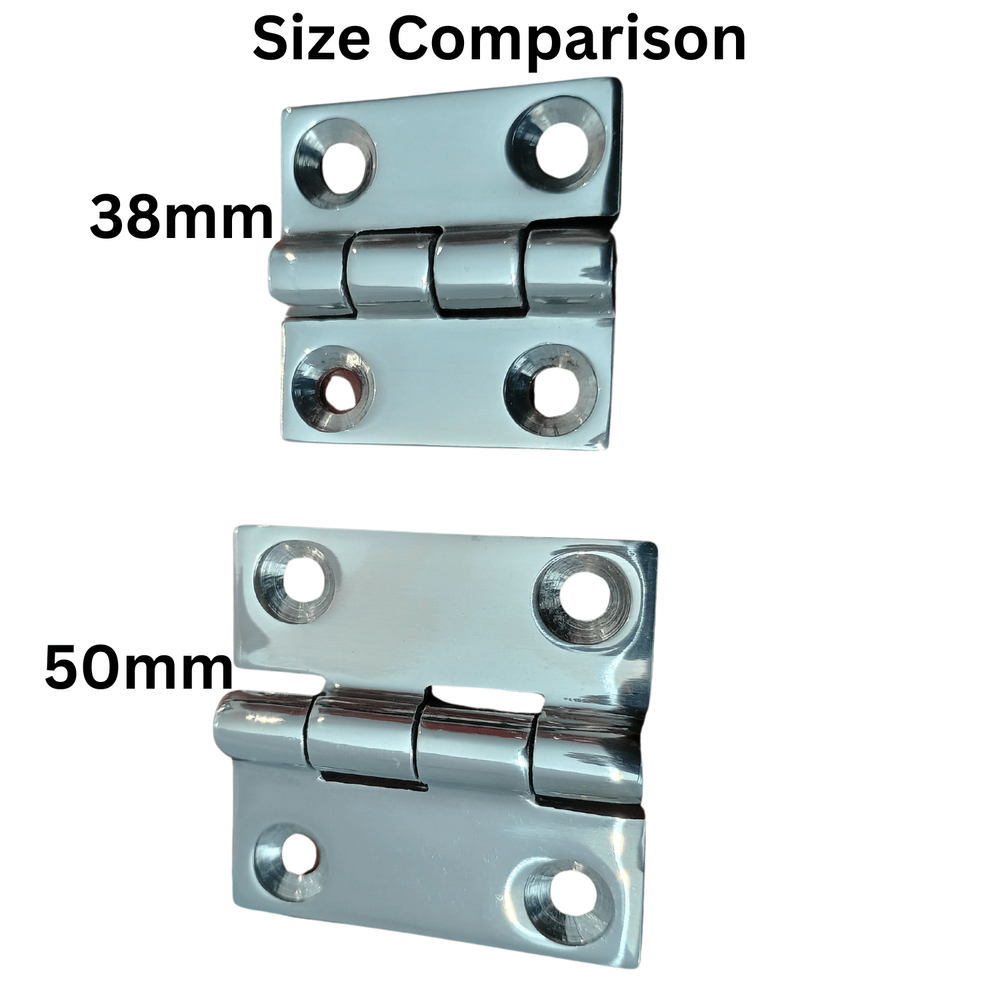 Marine 38mm Butt Door Boat Hinge Marine Grade 316 Stainless Steel Deck Hardware