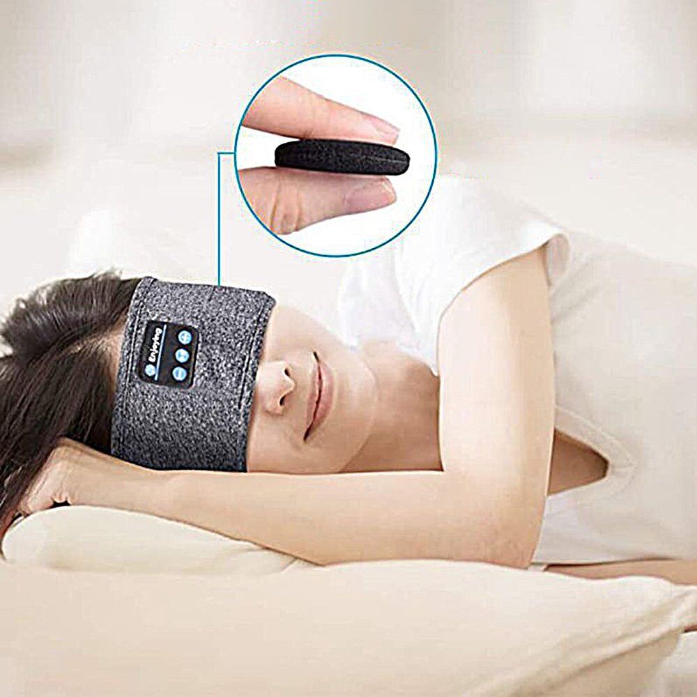 Wireless Bluetooth 5.0 Stereo Eye Mask Headphones Earphone Sleep Music Headband