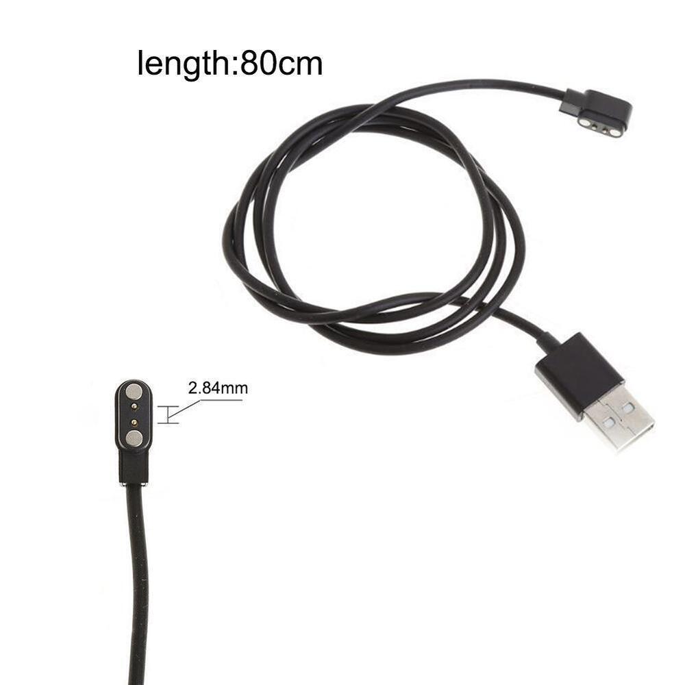 Magnetic Charger Charging Cable For Smart Watch Magnetic 2-Pin Plug