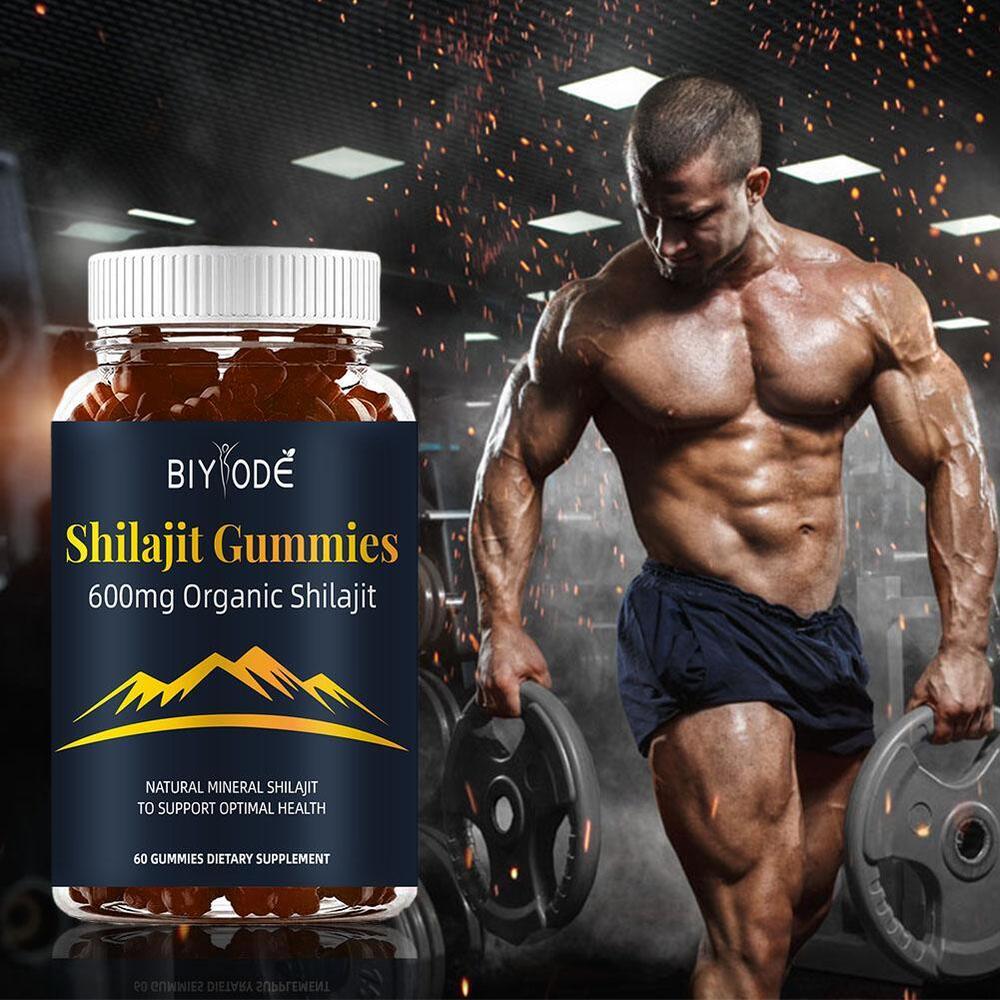 Shilajit Gummies Pure 100% Himalayan-Organic Shilajit Resin Natural Supplement