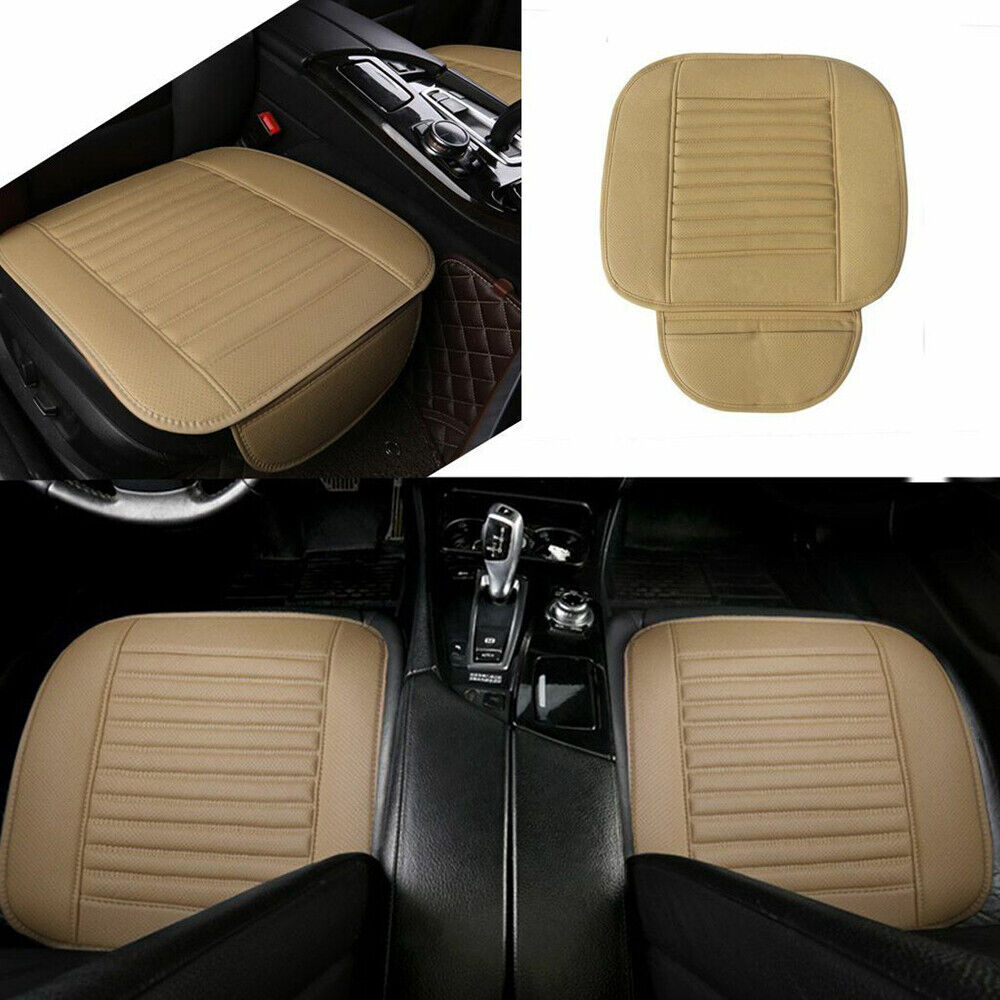 Universal Car Front Seat Cover-Breathable Leather Pad Cushion Surround Protector