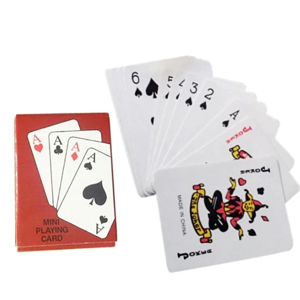 Mini Playing Cards Pack Small Playing Cards Miniature Playing Cards Outdoor+