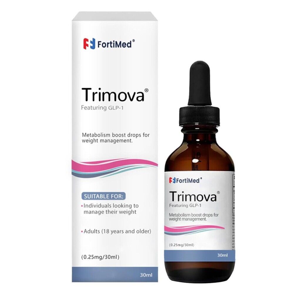 30ML TRIMOVA Drops - Trimova Metabolism Drops for Men & Women 2PCS