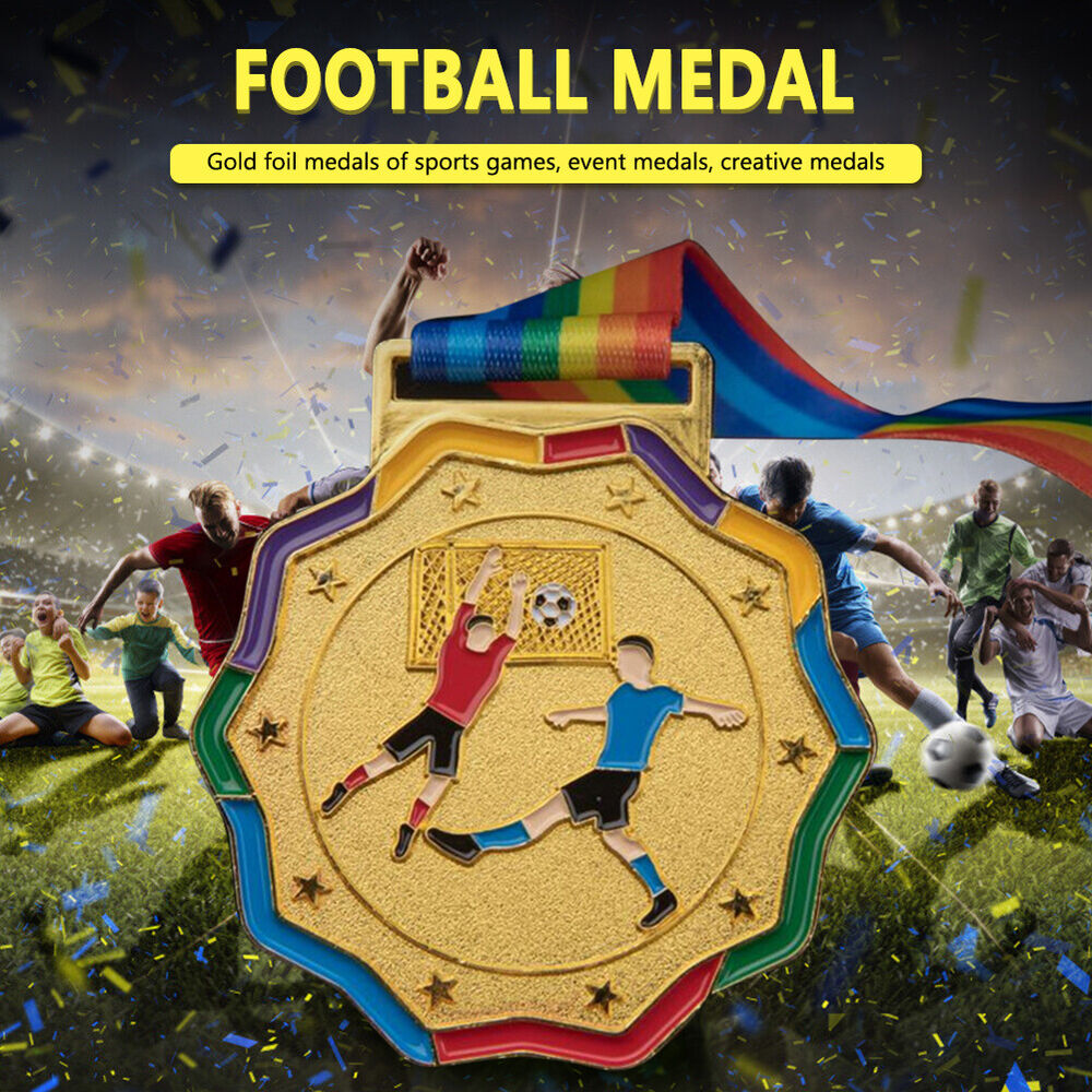 Football Game Medal Sports Competition Awards Winner Award Medals Souvenir Gi