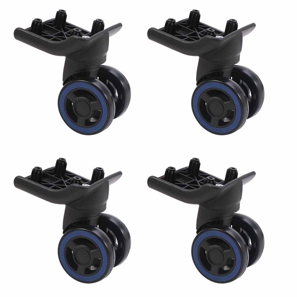 4pcs/set No Noise 360 Degree Luggage Wheel Replacement for Travel Case Trolley