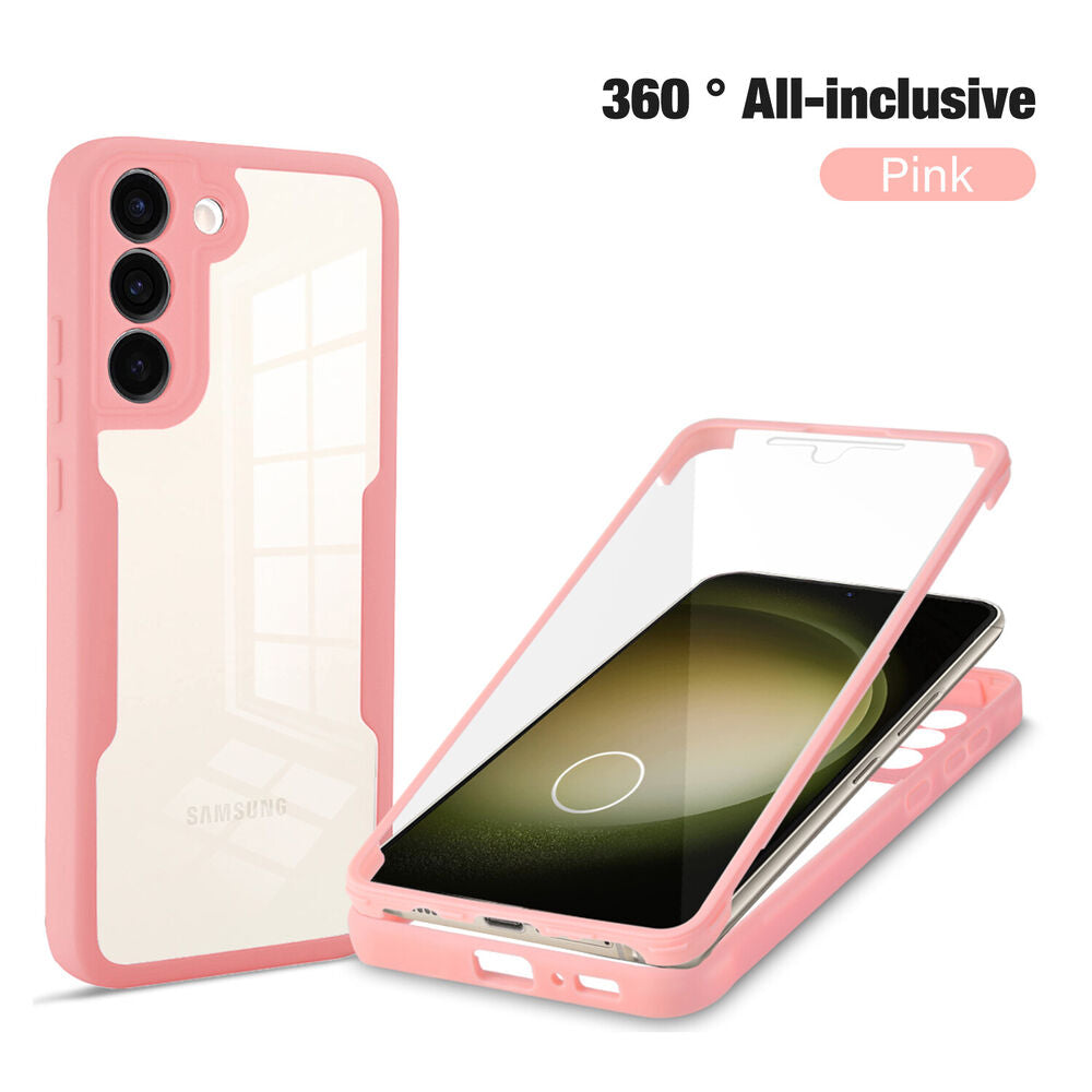 Shockproof 360°Full Body Silicone Case For Samsung S21 S22 S23 Ultra A54 A53 A23