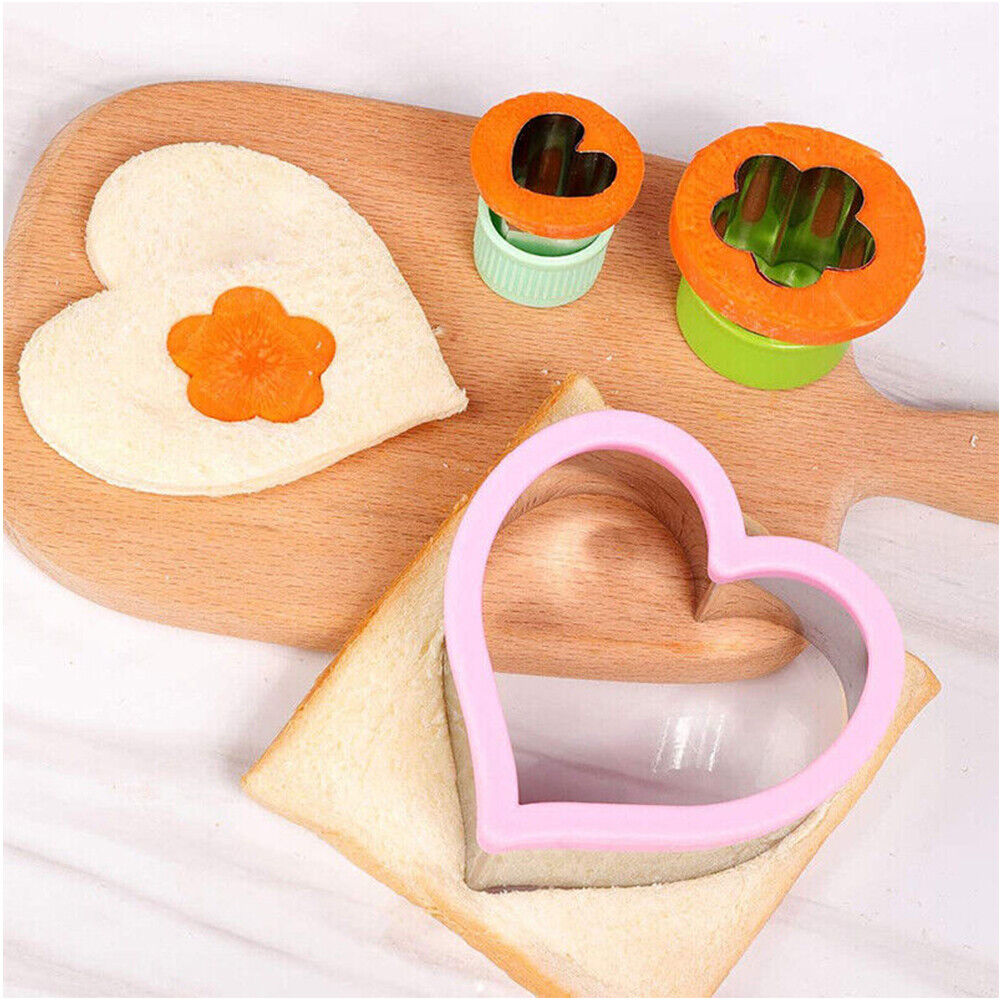 NEW 19/21Pcs Sandwich Cutter and Sealer Set DIY Cookie Cutters