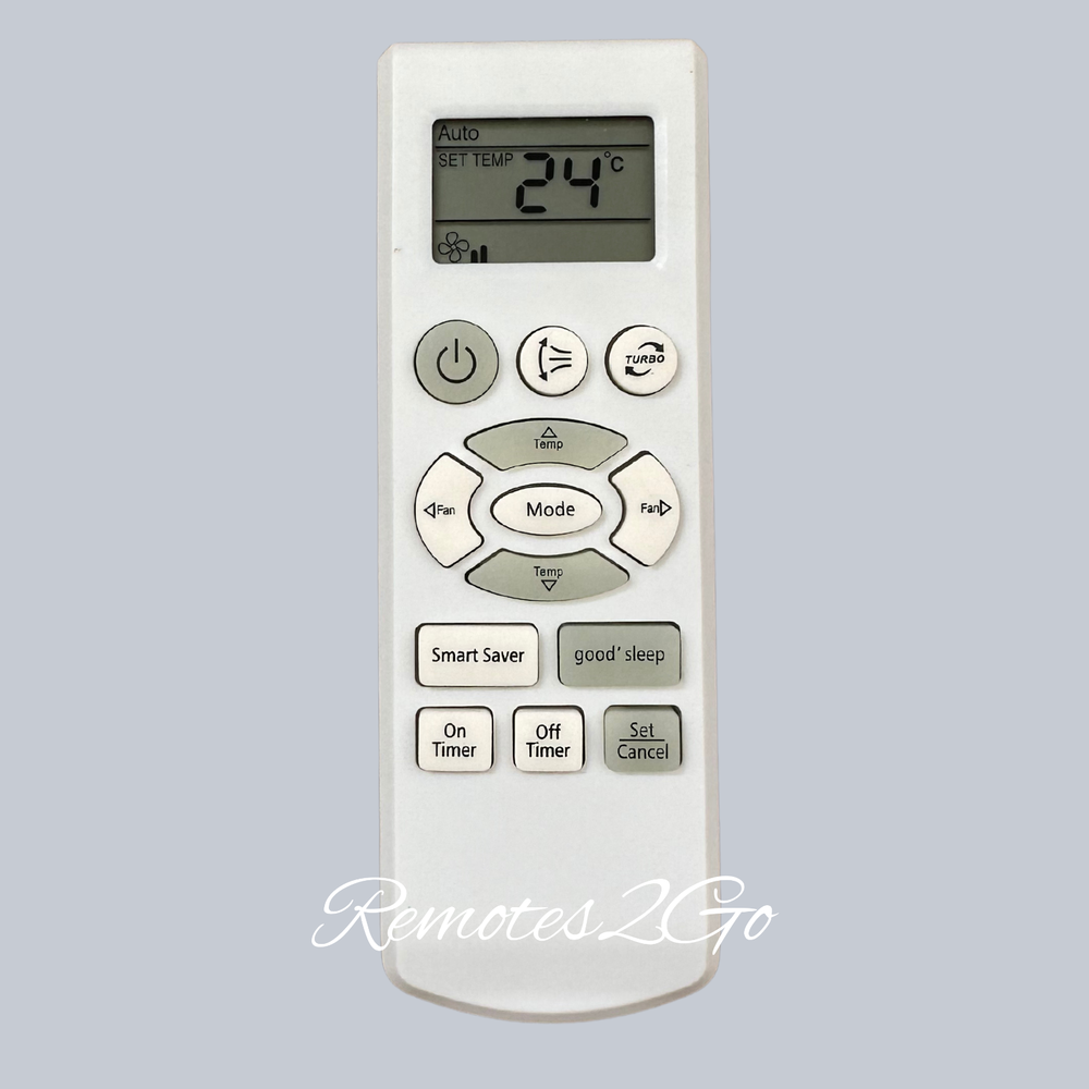 Samsung Air Con Remote AQV09UWAN, AQV12UWAN, AQV18UWAN, AQV24UWAN, AQV30UWAN