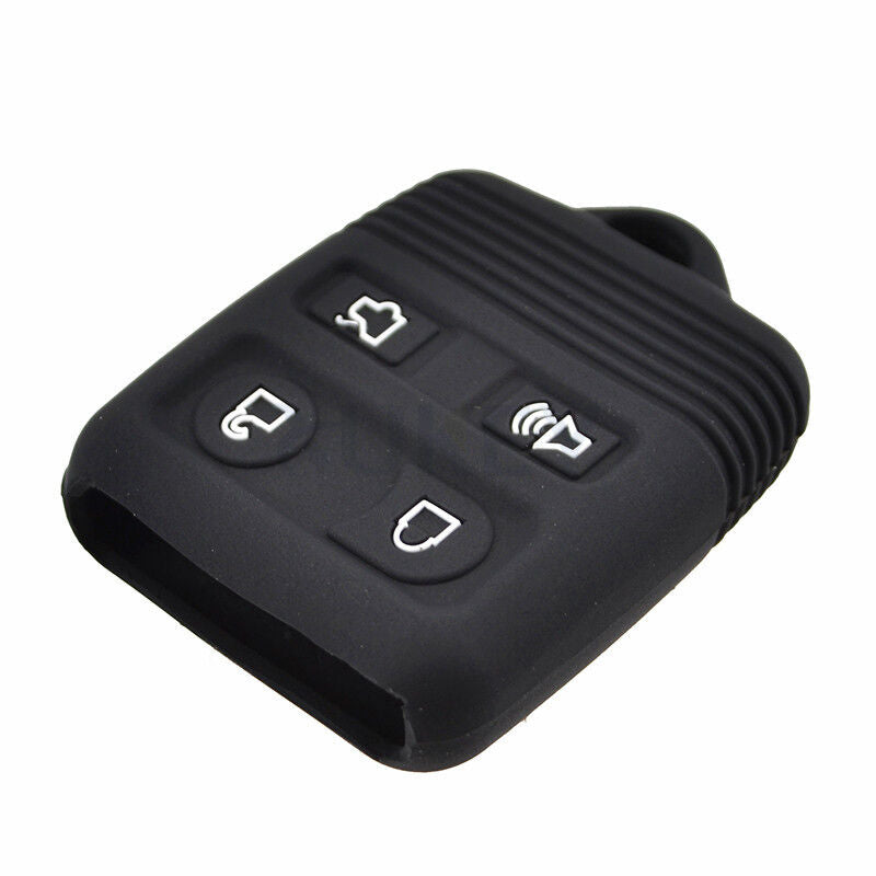 XUKEY Silicone Key Case Cover Fob Remote For Ford Escape Explorer Focus 4-Button