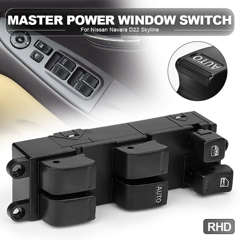 Master Power Window Switch 25401-AL500 For Nissan Navara D22 Skyline X-Trail RHD