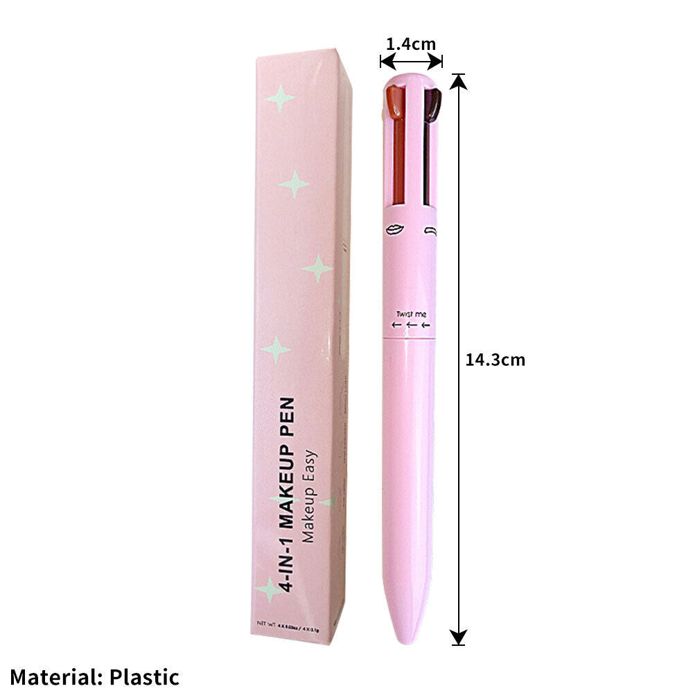 Touch Up 4 in 1 Filler Highlighter Eyeliner Eyebrow Lipliner Makeup Pen 4 Color