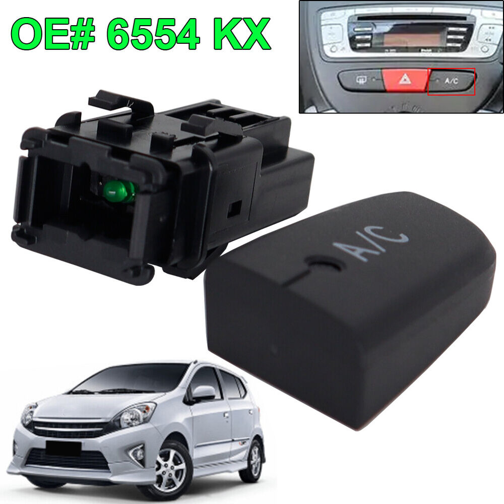 6554 KX A/C Air Control Switch Button For Toyota Aygo Mk1 Citroen C1 Peugeot 107