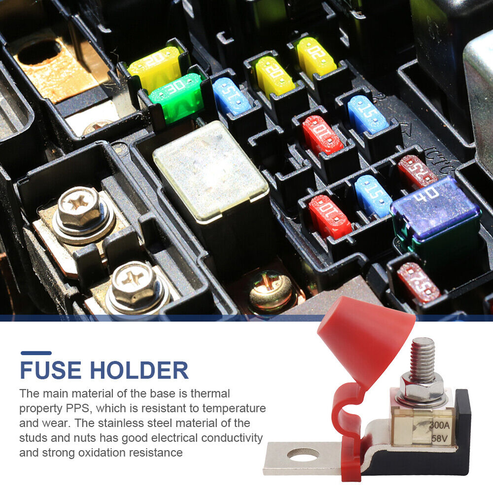 Fuse Block Kit 30A-300A Battery Terminal for RV Cruise Ship Crane (300A)